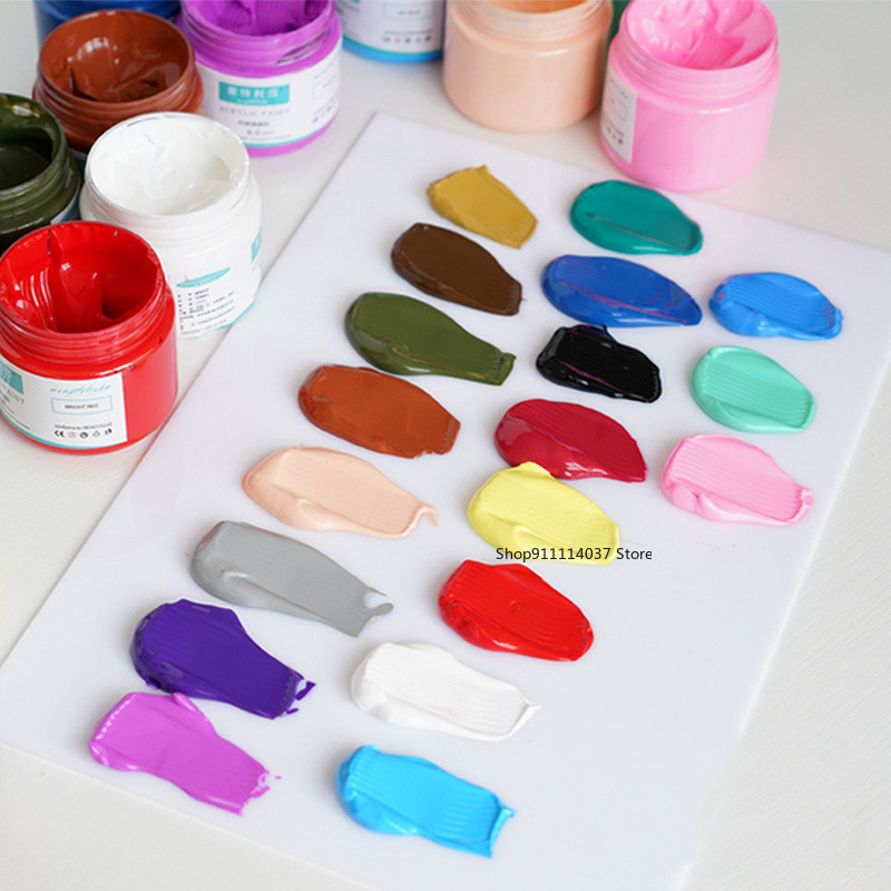 

100ML Multicolor Metallic Acrylic Paint for Candles Making Plaster Coloring Pigment DIY Painted Propylene Pigment Painted Tools