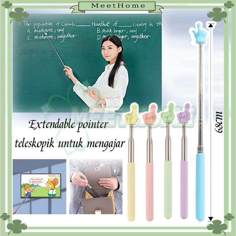 

Tongkat Penunjuk Papan Tulis/Extendable Pointer Teleskopik/Pena Pointer Teleskopik Stainless