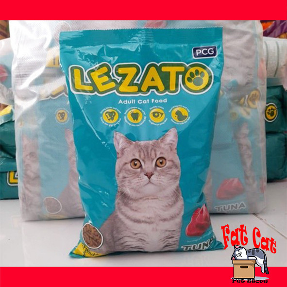 Makanan kucing Lezato 1kg makanan kering kucing