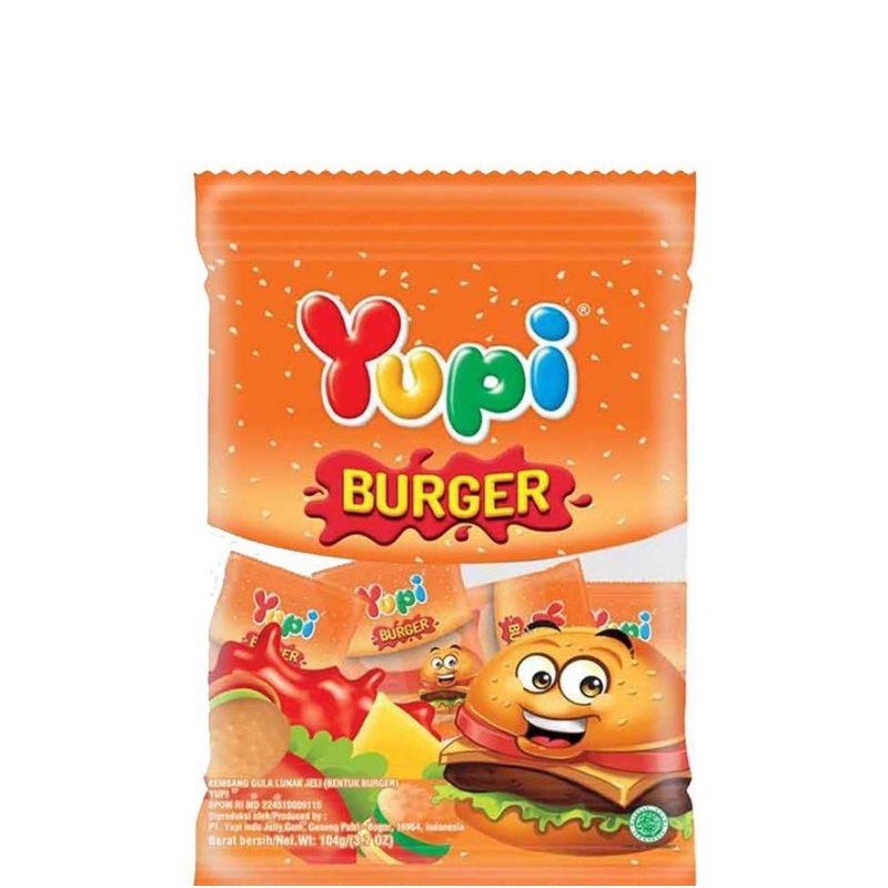 

YUPI Burger 104 gr Permen Jelly