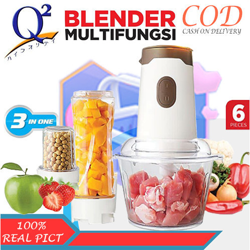 BLENDER MULTIFUNGSI Q2 7888 CHOPPER FOOD GARANSI RESMI