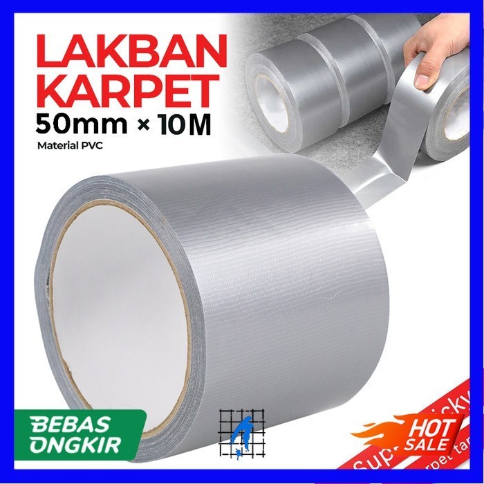 

Lakban Karpet Super Sticky Cloth Floor Duct Tape 10M - 20mm