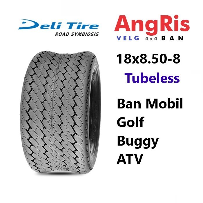 Ban Mobil 18x8.50-8 Ban Mobil Golf Buggy ATV Rover 18 x 8.50 Ring 8 / -8 / R8 Tubeless Deli Tire