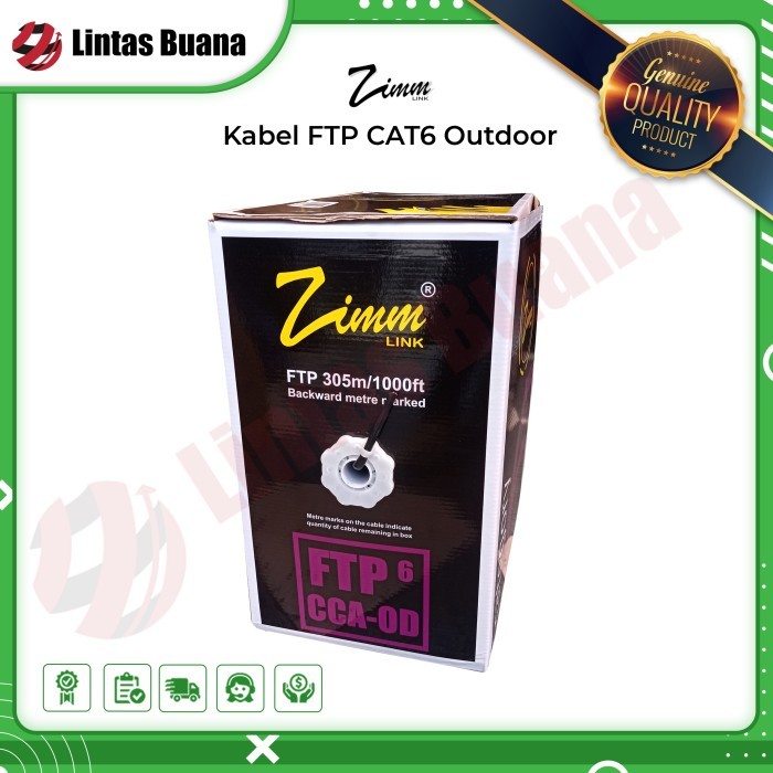 Kabel FTP CAT6 Outdoor ZimmLink - FTP CAT6 OD