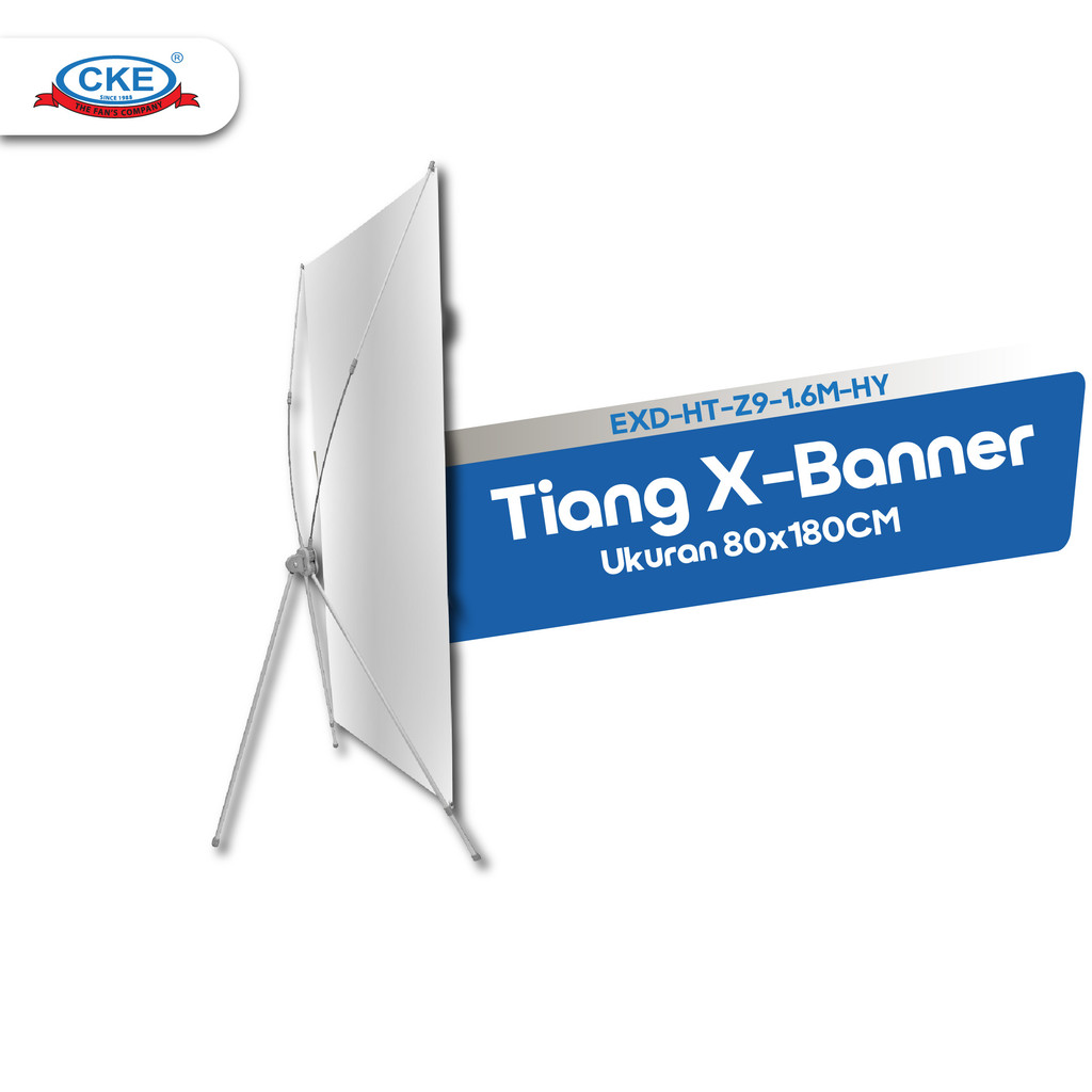 Tiang X-Banner Ukuran 80x180CM (Tanpa Kain Albatros)