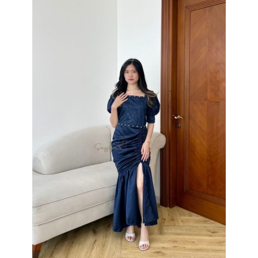 SAFFIYA - Lily Mermaid Dress PREMIUM (M-L-XL) / DRESS WANITA / DRESS PESTA / DRESS KONDANGAN / DRESS