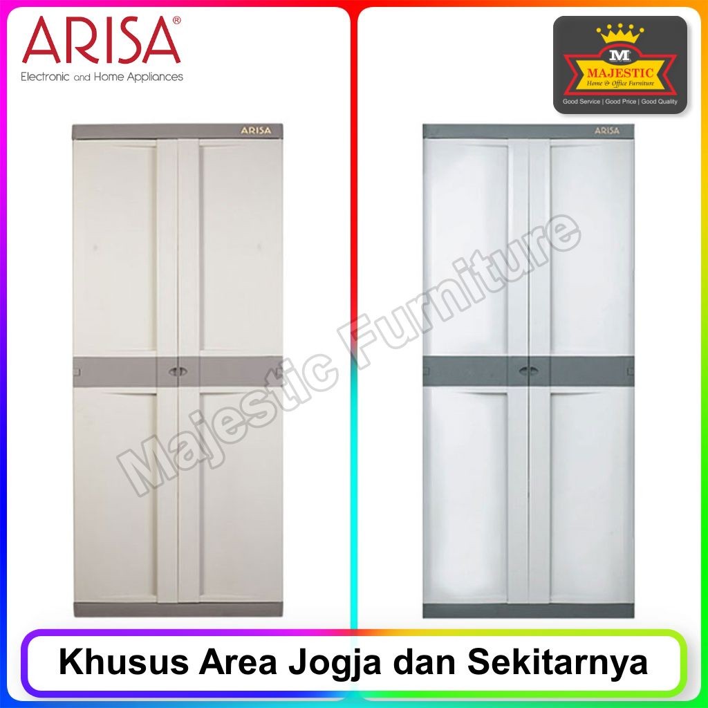 Lemari Pakaian Plastik Arisa CA 102A Gantung - Jogja