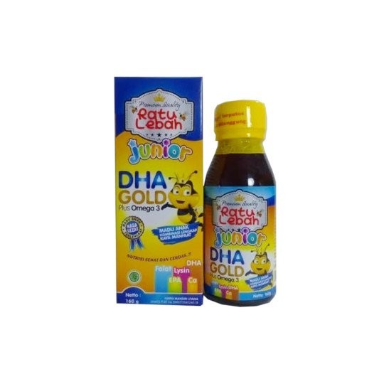 

Madu Anak Ratu Lebah Junior DHA GOLD 150 gr Dan Omega Plus Menambah Kecerdasan Otak Anak