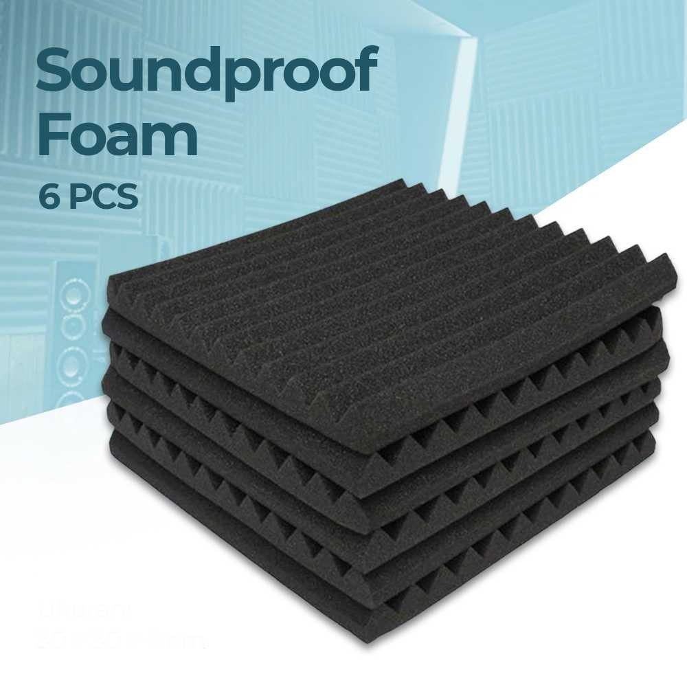 

JROD Busa Telur Peredam Suara Soundproof Foam 31x31x2.5cm 6PCS - SFS1