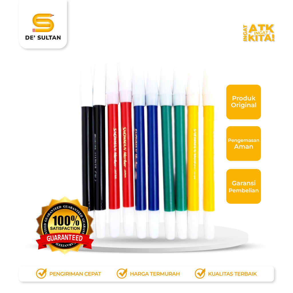 

SNOWMAN SPIDOL WARNA KECIL/ COLORING MARKERS PW-1A (1LSN/ 12PCS)