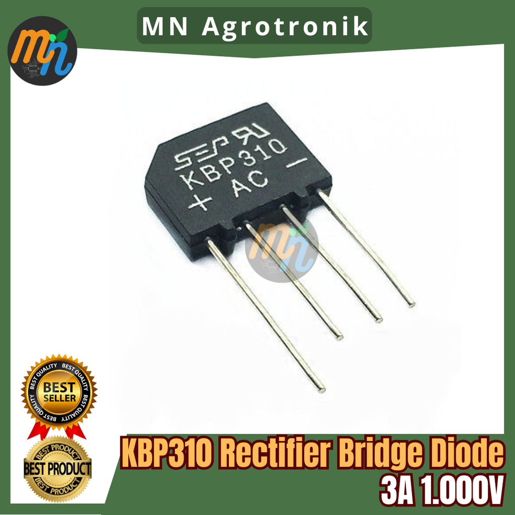 KBP310 Rectifier Bridge Diode Dioda Jembatan KBP 310 3A 1000V