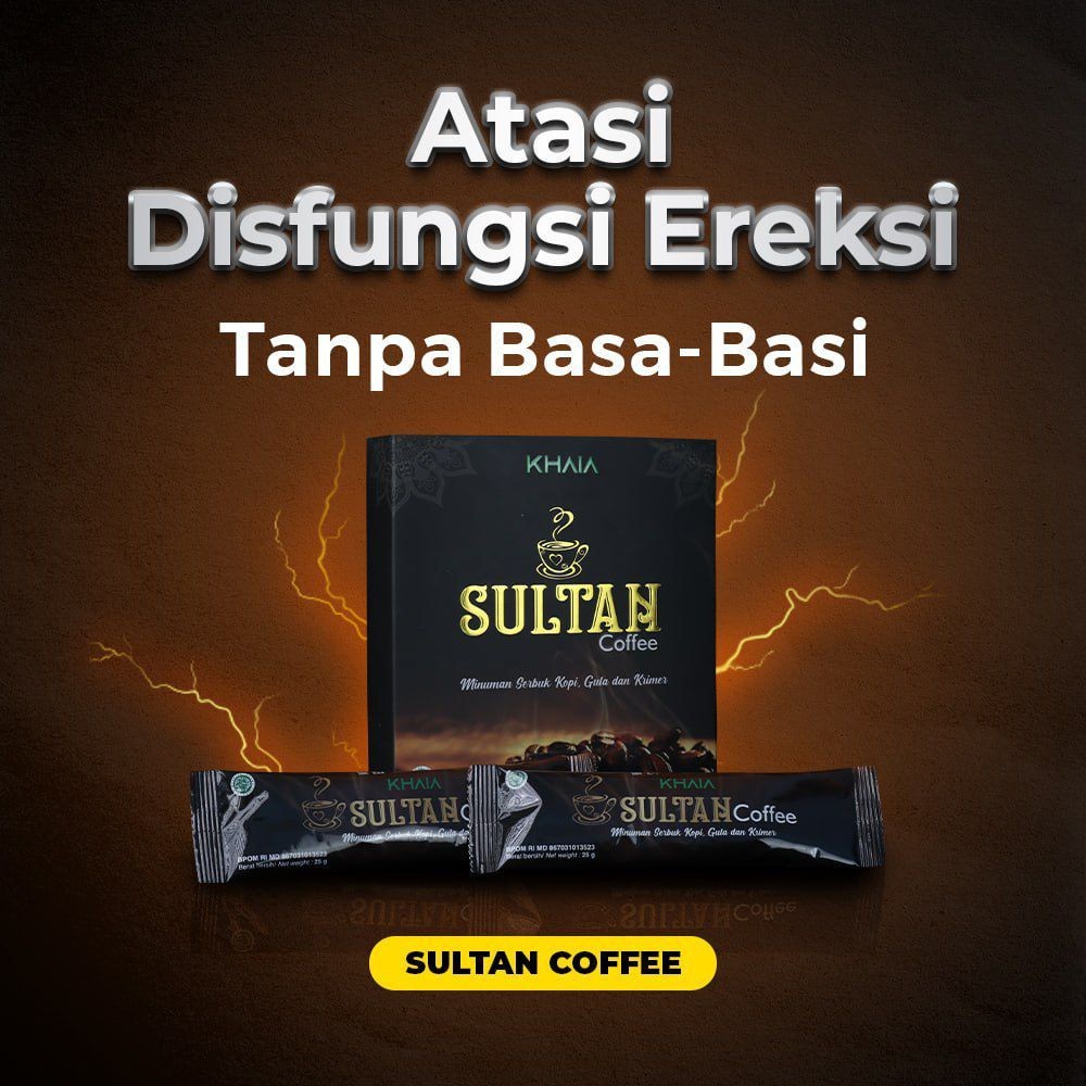 

Kopi Sultan By Khaia | Kopi Stamina Pria Dewasa | Kopi Kuat Tahan Lama Atasi Disfungsi Ereksi