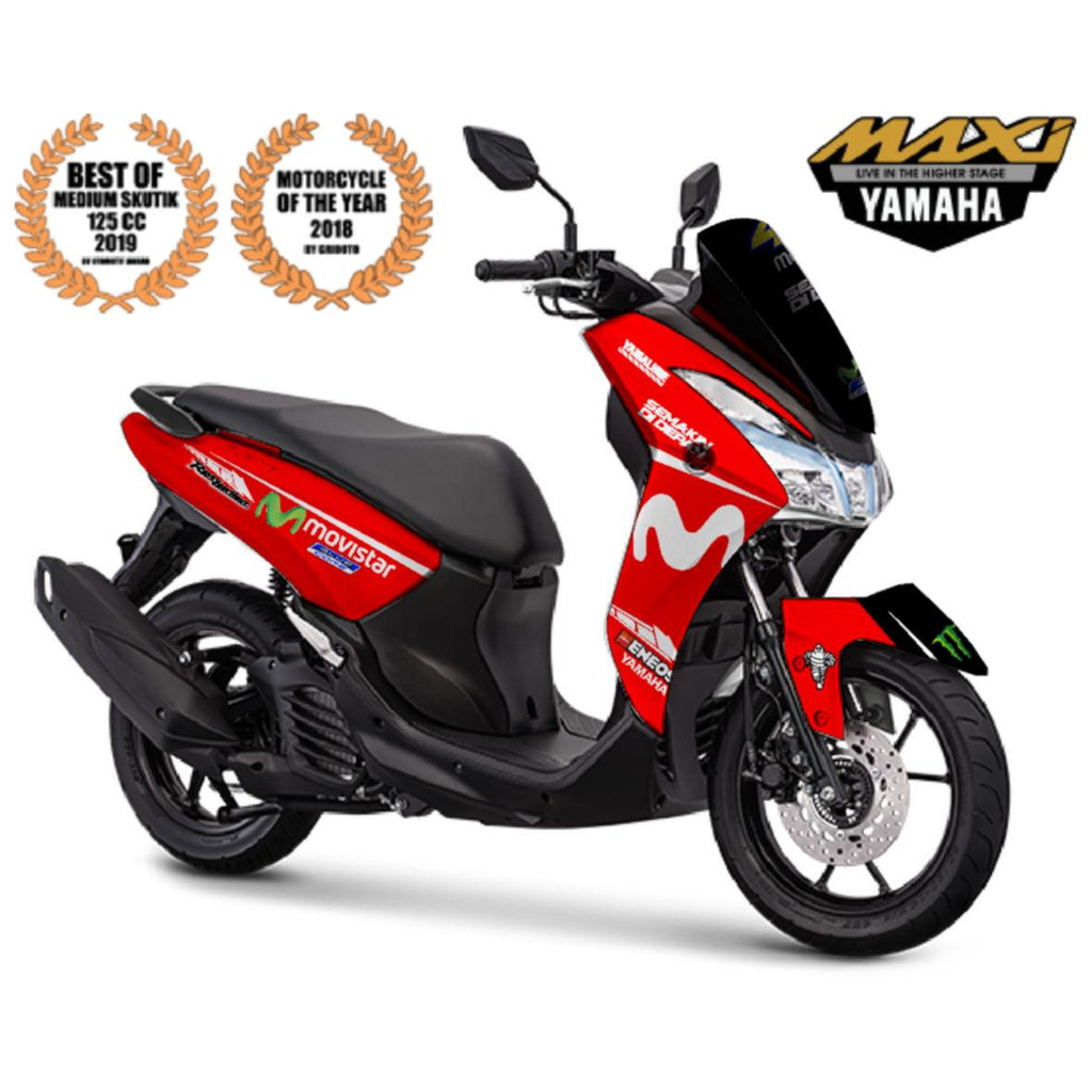 STIKER Sticker Striping Decal Yamaha Lexi, Sticker Decal Lexi, cetak sticker lexi, striping lexi VAR
