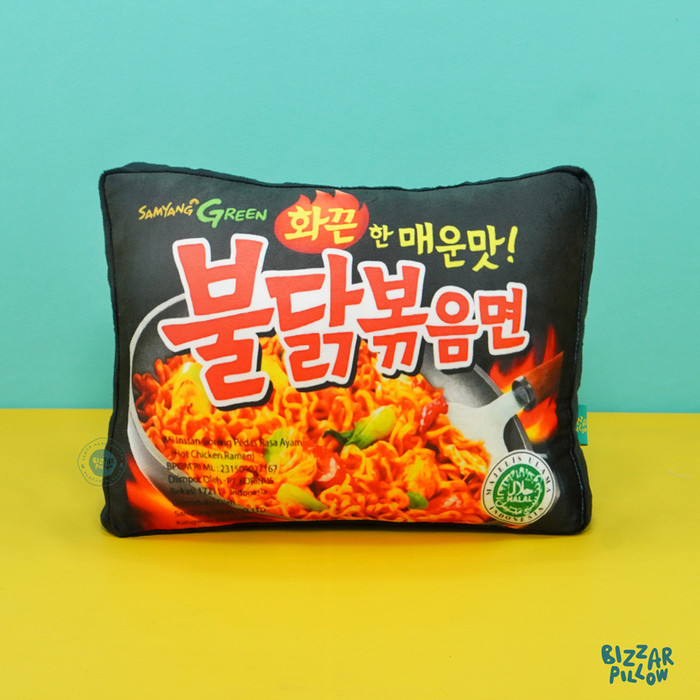 

PROMO!! - Bantal Snack Bantal Snack Custom Bantal Unik Bantal Lucu 30 x 40 - Samyang Pink