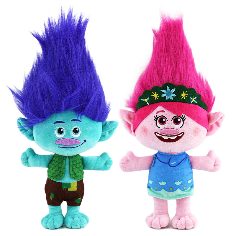 2style TROLLS BAND TOGETHER Plush Toy Cute Soft Stuffed Cartoon  Home Decoration Dolls For Kid Birth