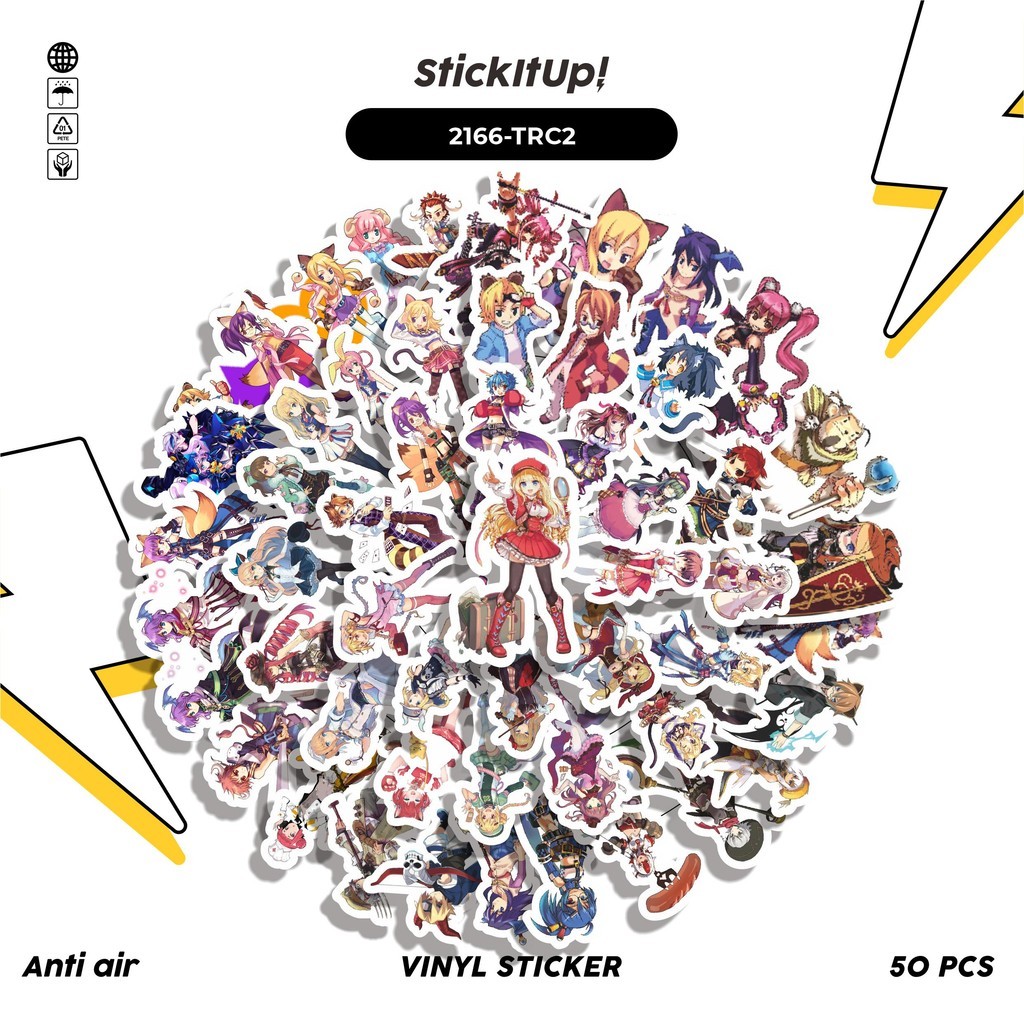

COD✨ 50 Pcs Stiker GAME SERIES TRICKSTER CHAR MIX 02 Lucu Anti Air Untuk Dekorasi Notebook Sepeda Skateboard Handphone DIY