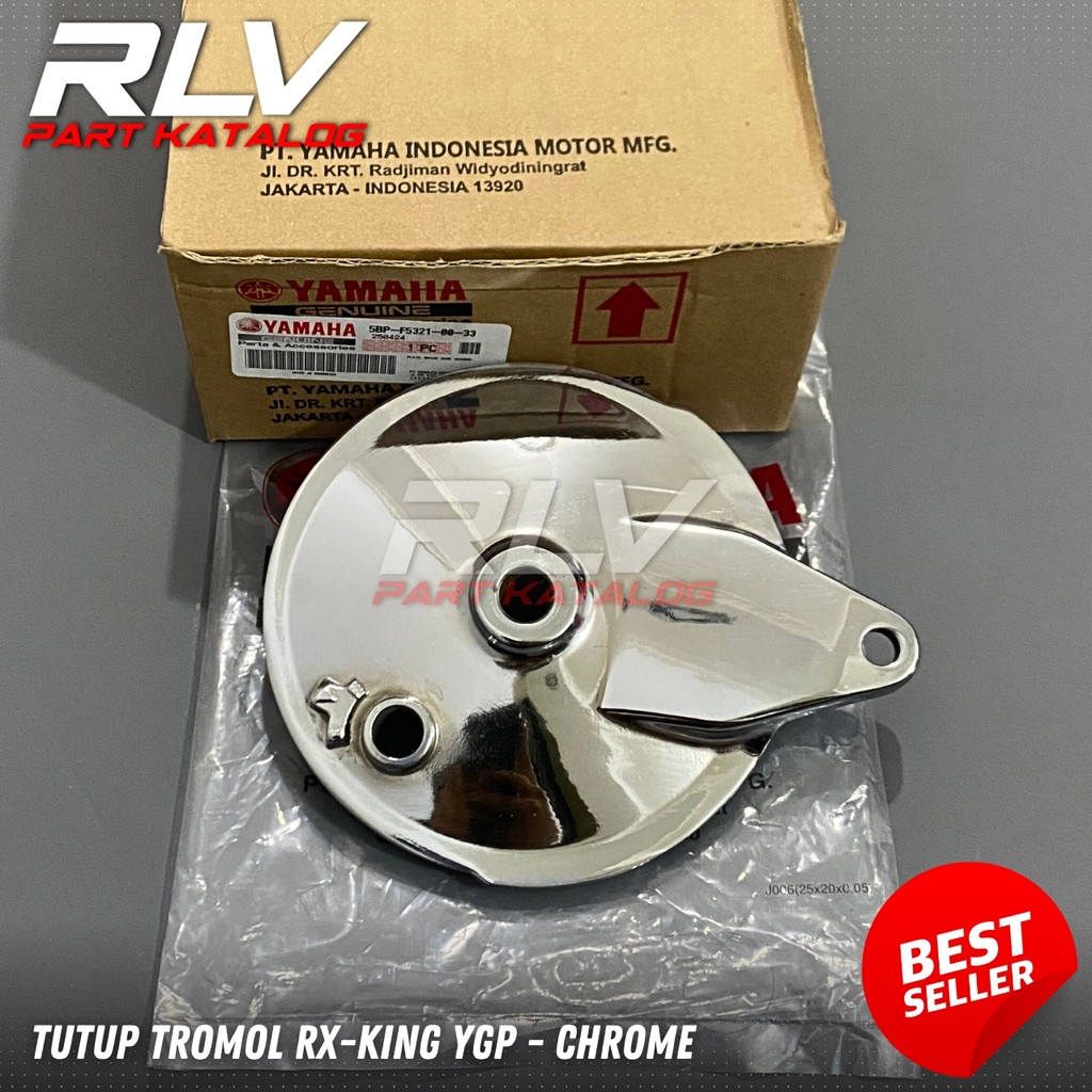 TUTUP TROMOL RX KING CHROME PANEL TROMOL BELAKANG RX KING CHROME ORIGINAL
