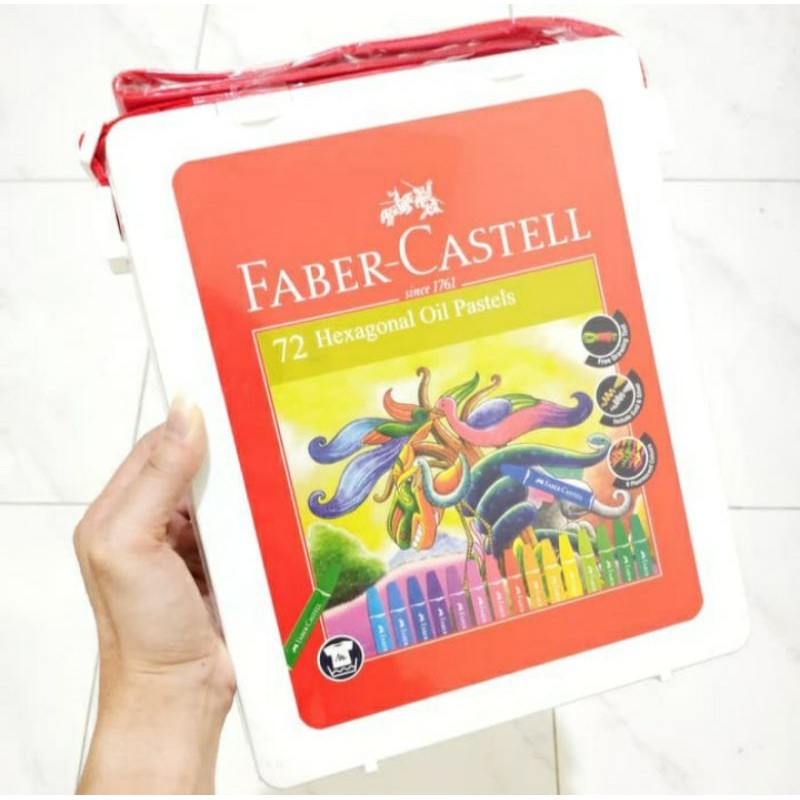 

spesial edition Faber Castell 72 Hexagonal oil pastel Crayon isi 72 10,10