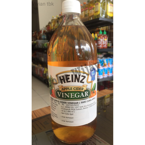 

vv Heinz Apple Cider Vinegar (cuka apel)