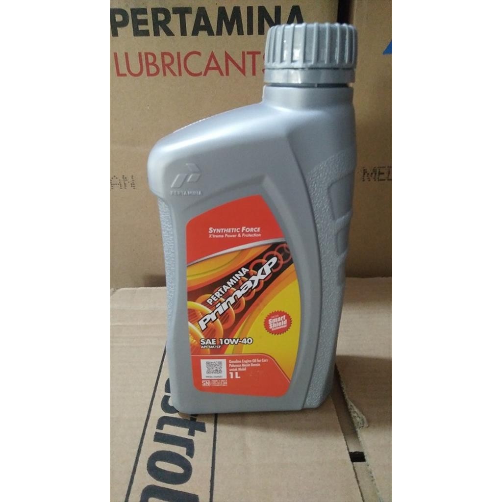 Oli Mesin Mobil Pertamina Prima XP 10W-40 1 liter SM Smart Shield