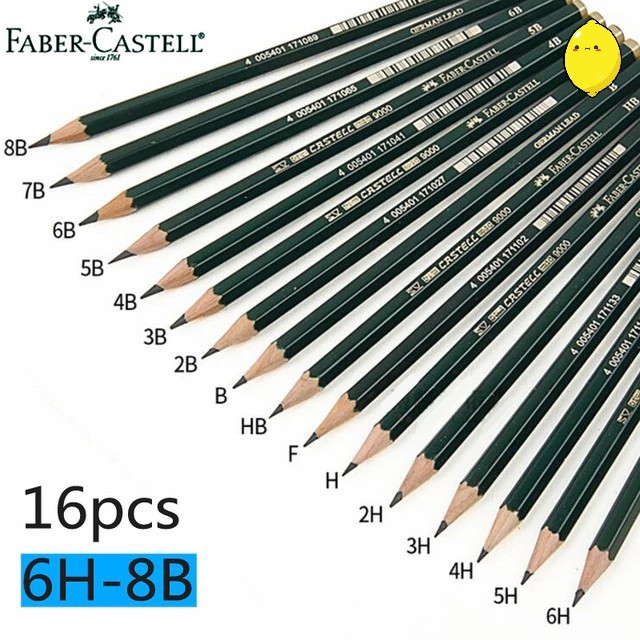 

Faber Castell Pensil B 2B 3B 4B 5B 6B 7B 8B HB F H 2H 3H 4H 5H 6H Berkualitas