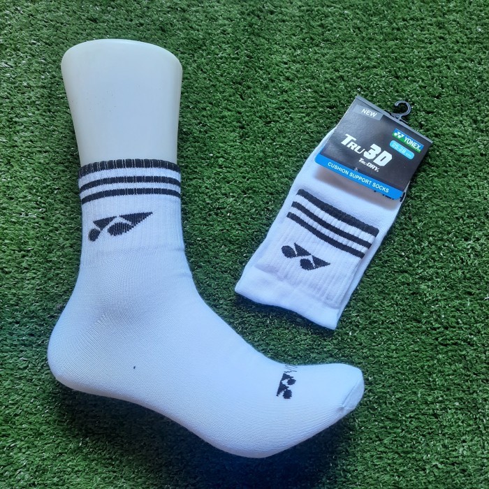 [New Collection] KAOS KAKI YONEX BADMINTON SOCKS - putih hitam