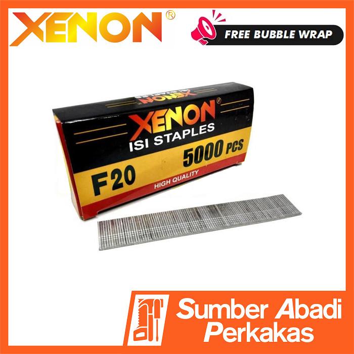 

XENON F20 MO Isi Mesin Staples Mata Paku Tembak Lurus Air Nailer Nail Gun Stapler Angin F 20 MO F20MO