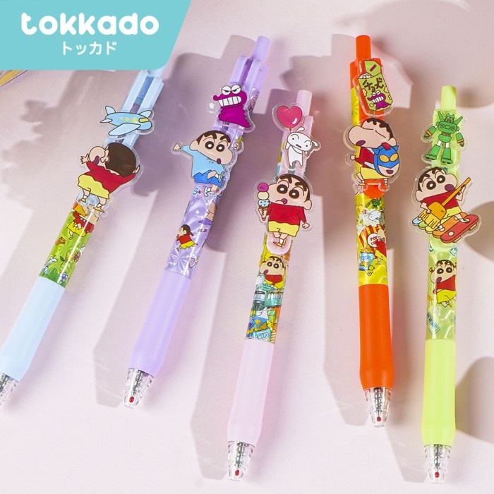 

TOKKADO Shinchan Pen Pulpen Alat Tulis Anak Sekolah Karakter Shincan Original Lucu