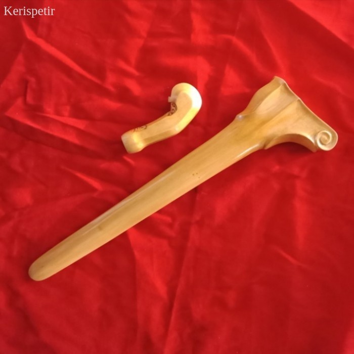 

Warangka Gagang Keris Corok Sandang Malikat Kayu Cendana Jawa murah antik