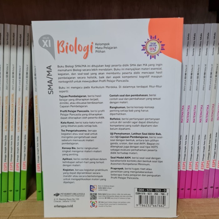 

NEW Buku Biologi Kelas XI 11 Kurikulum Merdeka Erlangga