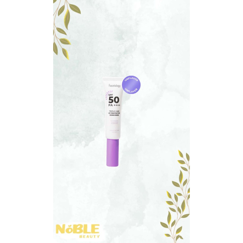 Facetology lip sunscreen spf50 unflavour