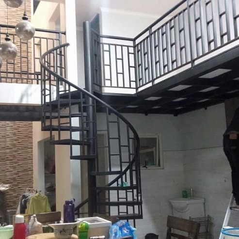 Mezanine lantai kaca & tangga putar yang terbaru dan juga murah