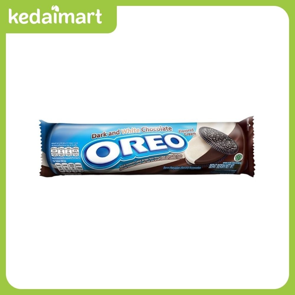 

Oreo Biskuit Dark & White Chocolate 119.6 Gram