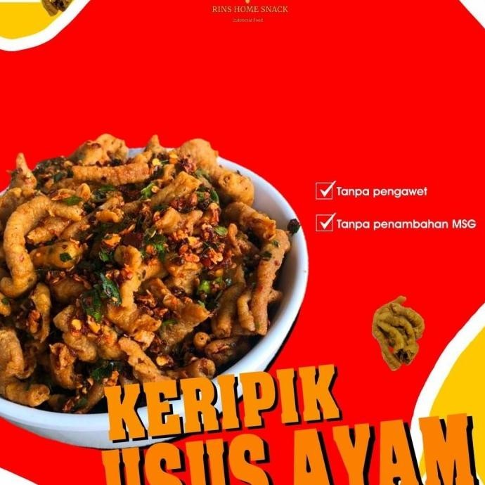 

Keripik Usus Ayam Extra Pedas Daun Jeruk 1 kg