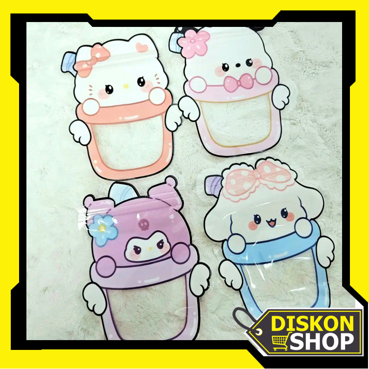 

Diskon Shop - 6441 Plastik Goodie Bag Anak / Pouch Portable Karakter Lucu / Tempat Aksesoris Ziplock