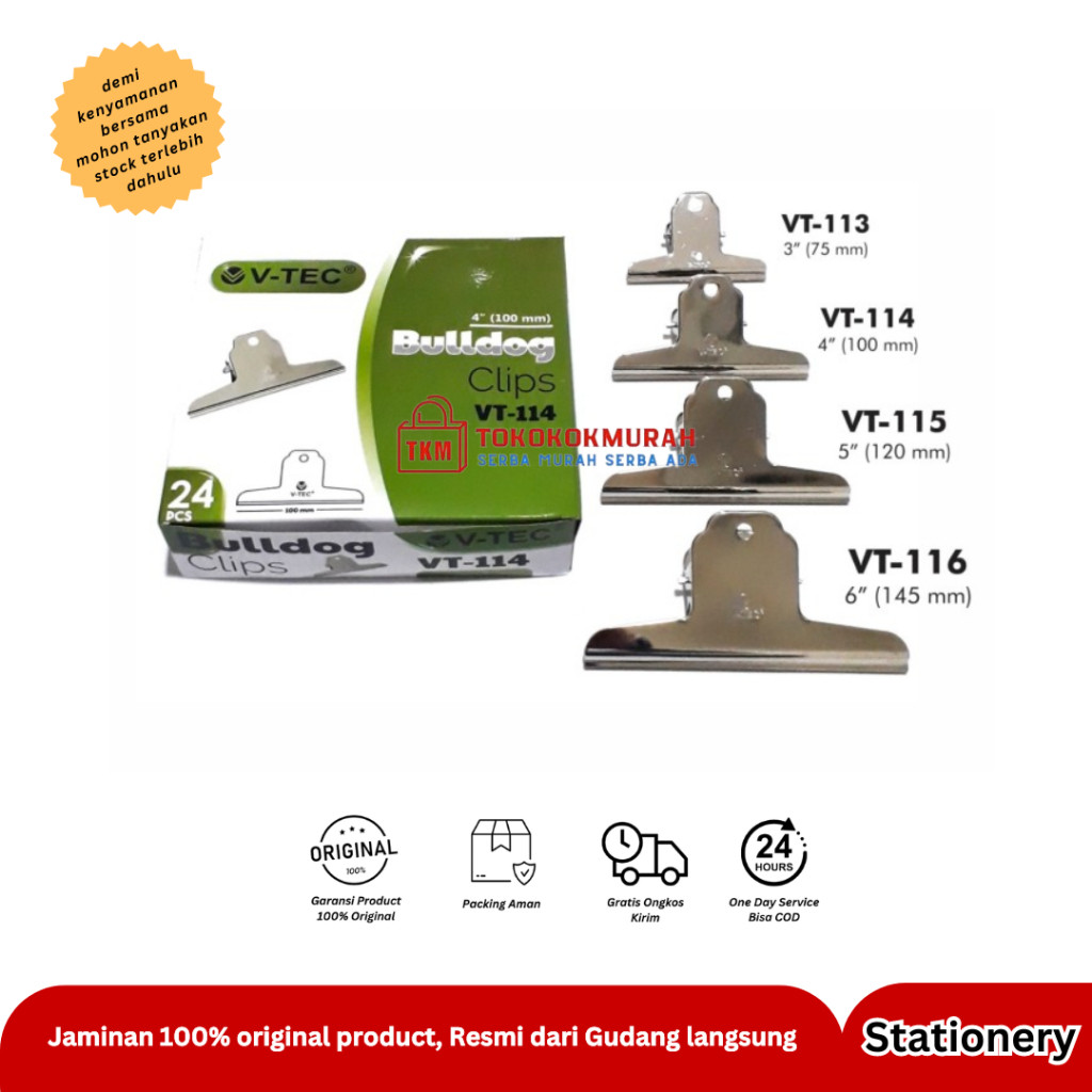 V-TEC BULLDOG CLIP VT-113 / VT-115 / PCS