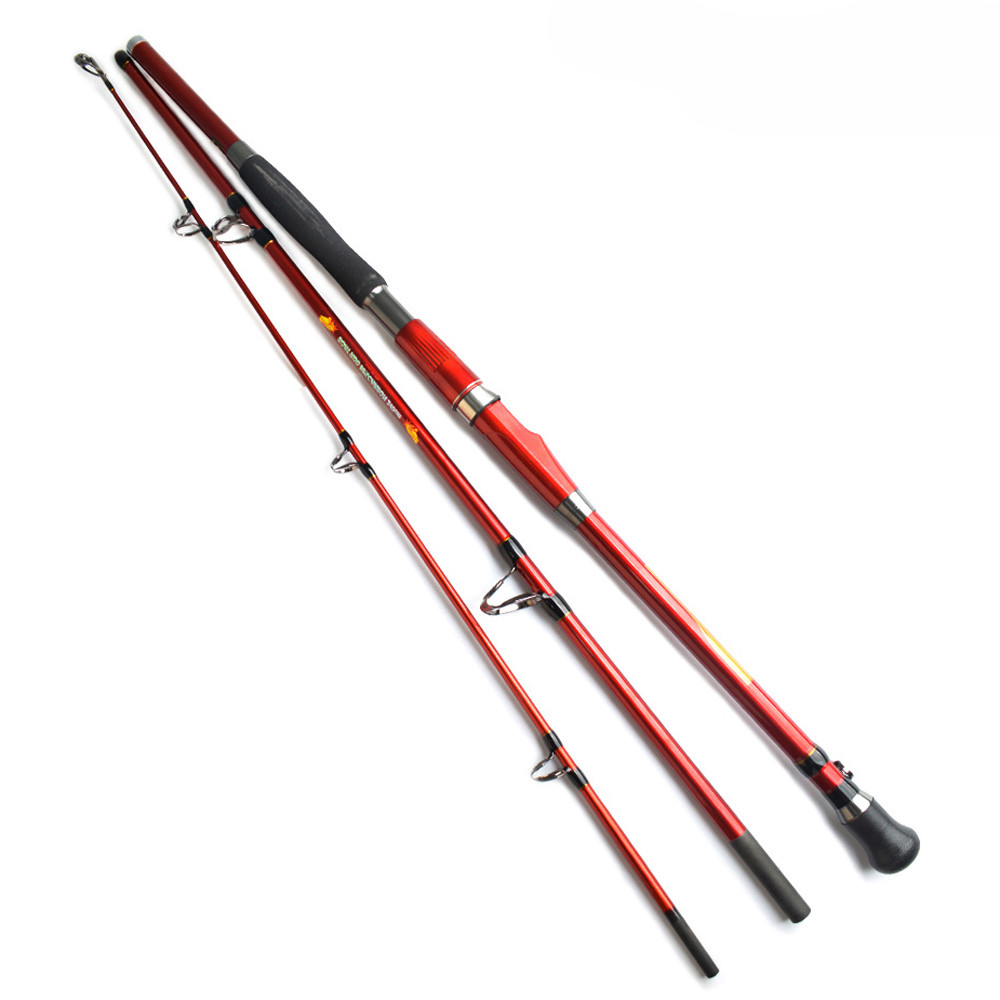 High Carbon Fishing Rod Fiber Max Power 30kg 1.8m 2.1m 2.4m Slow Jigging Sea Boat Fishing Rod Spinni