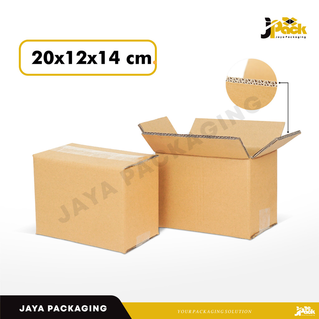 

Box Doublewall 20x12x14 cm. ( Tole ) BoxNormal/Amdk/Kotak/BoxTebal/Packing/Kardus/A1/tinggi14