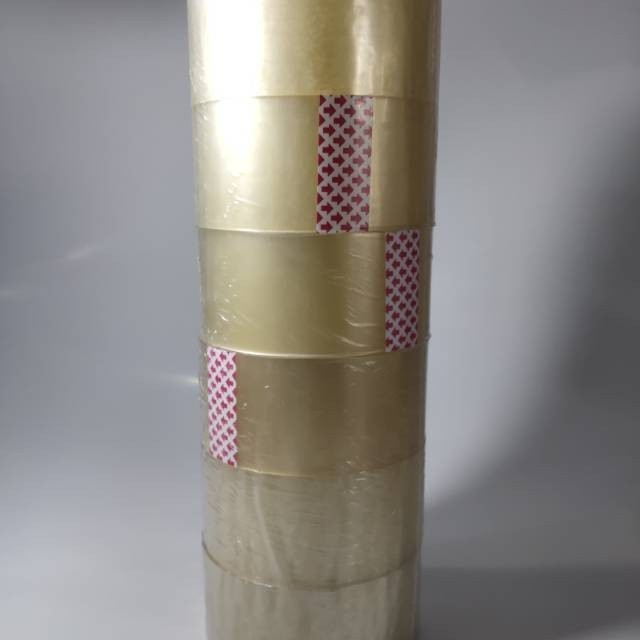 

Lakban Bening 45 mm x 90 Meter 2 Inch 98 Yard 45 Micron Packing Perekat Kardus Dus