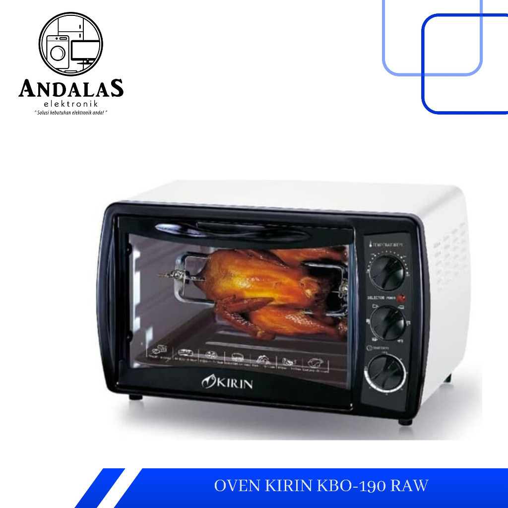 Kirin KBO-190RAW Oven Listrik 19L - KBO 190 RAW