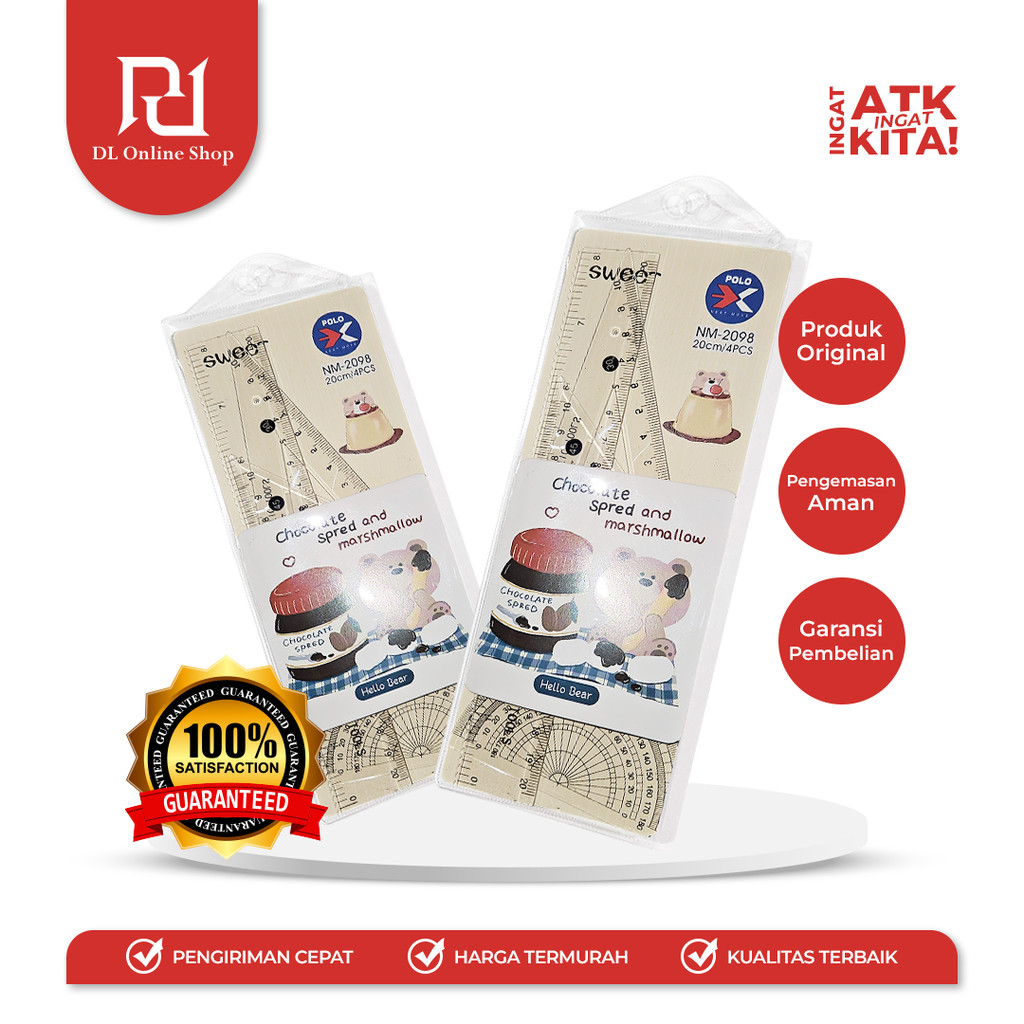 

NEXT-M PAKET PENGGARIS/ RULER SET HELLO BEAR NM-2098 (1SET)