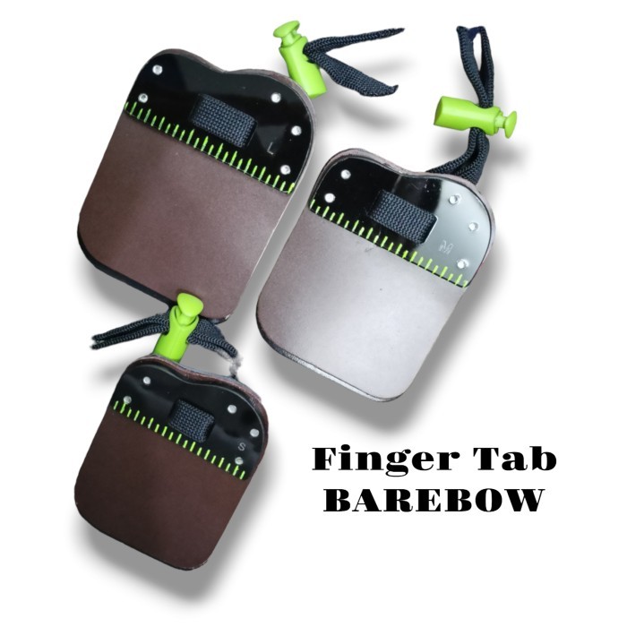 ✔WY.SY✔ - SALE Finger Tab Barebow / Pelindung Jari Barebow Panahan - S