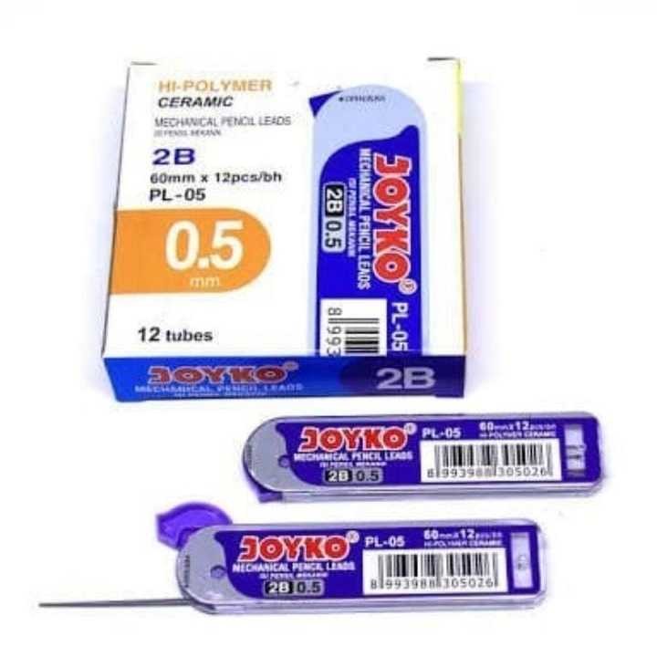 

Pencil Lead / Isi Pensil Mekanik Joyko PL-05 2B 0.5mm 1pc