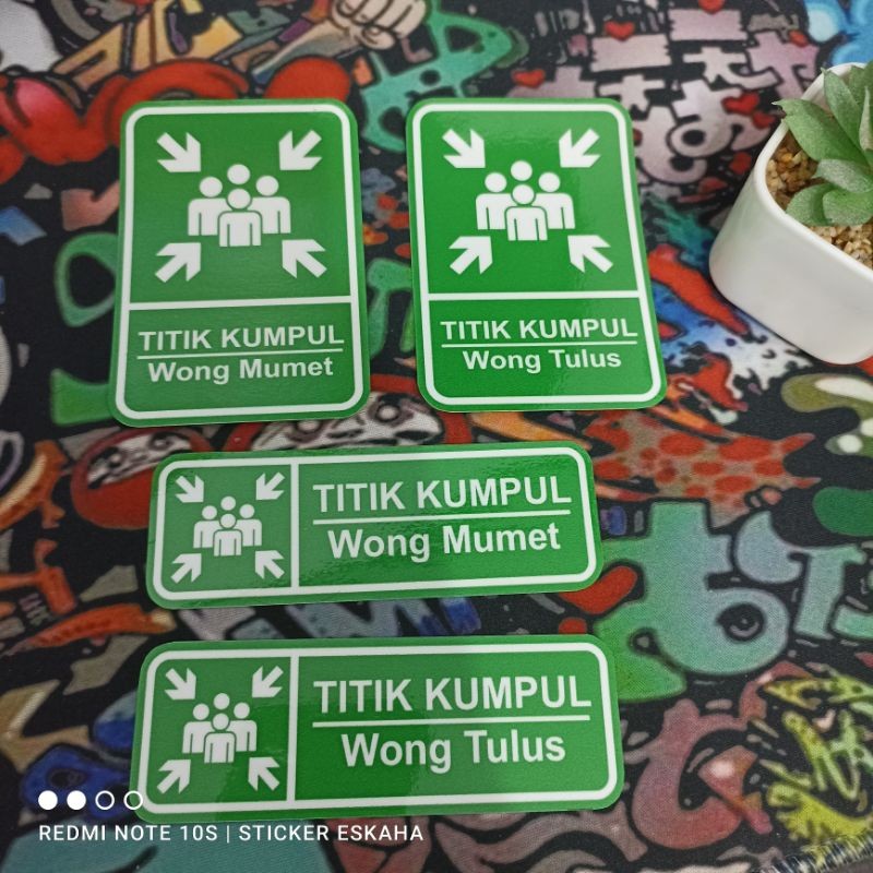 Stiker Titik Kumpul Wong Mumet Wong Tulus Motorcycle