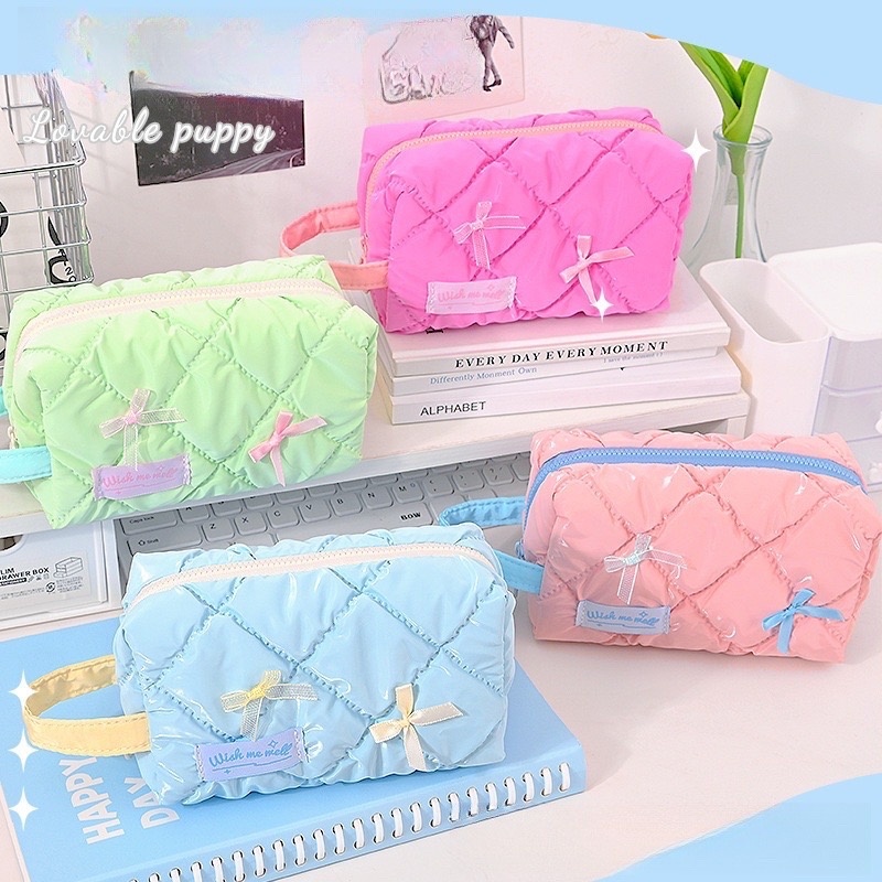 

Tas wraps/ Pouch Makeup Lucu/ Tempat Kosmetik/ Tempat Penyimpanan Alat Tulis pensil