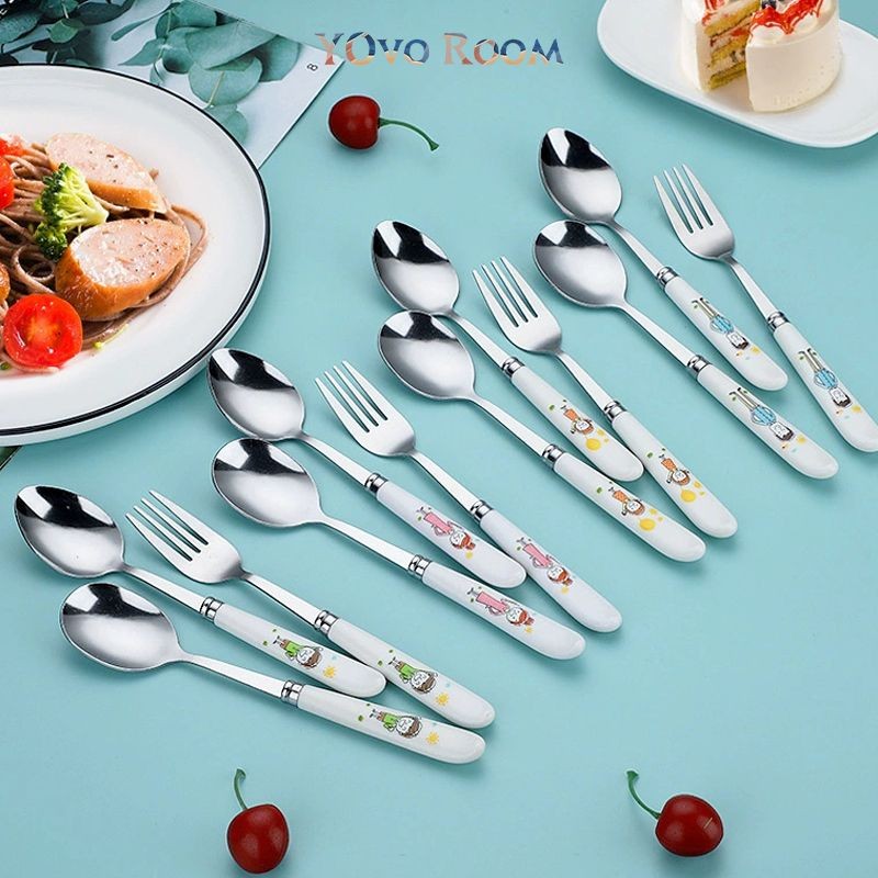 Sendok Garpu Sendok Garpu Stainless Steel /Garpu Makan Sendok Makan Set/Sendok  Murah Peralatan Send