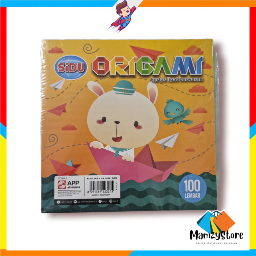 

ORIGAMI PAPER (Kertas Lipat) SIDU 16 x 16cm isi 100 Lembar