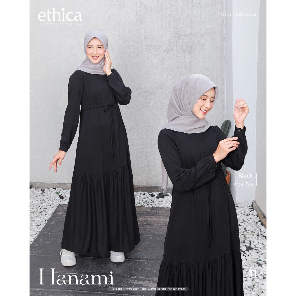ETHICA Gamis Daily Wanita Kekinian Hanami 11
