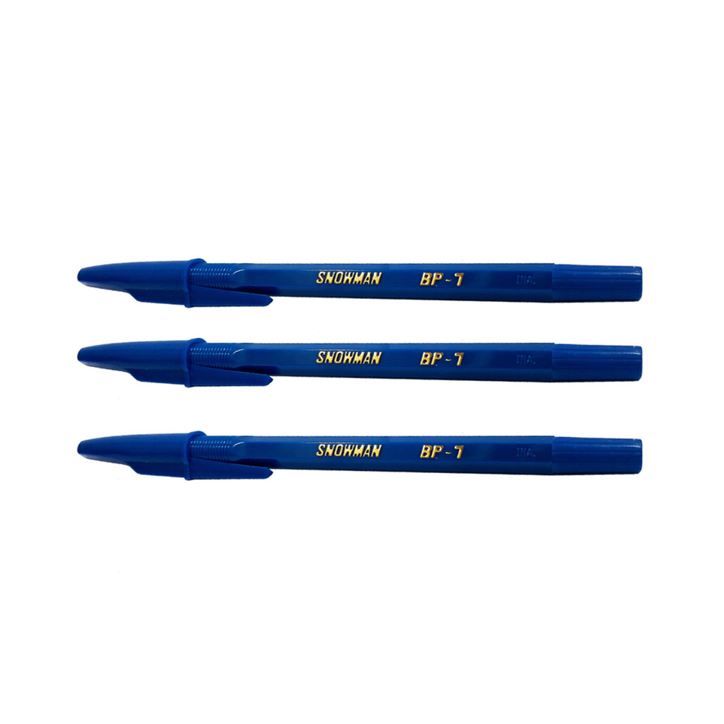 

Pulpen Snowman Bp-7 Biru Blue Pulpen Pena Ballpoint