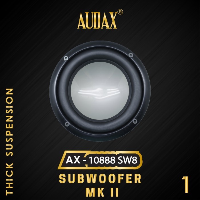 Speaker Pasif 10" Audax AX-10888 SW8 Subwoofer MK II